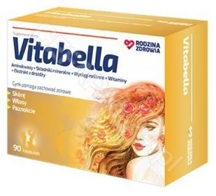 SILESIAN PHARMA SP ZOO Rodzina Zdrowia Vitabella x 90 kaps - Włosy, skóra, paznokcie - miniaturka - grafika 1