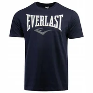 Koszulki męskie - KOSZULKA męska bawełniana T-SHIRT EVERLAST z krótkim rękawem granatowa XL - miniaturka - grafika 1