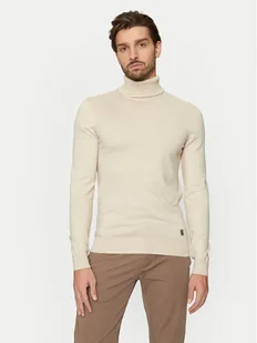 U.S. Polo Assn. Golf MUP3798 Beżowy Slim Fit - Swetry męskie - miniaturka - grafika 1