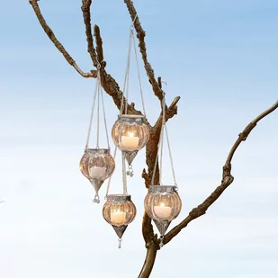 Świecznik wiszący, zestaw 4 szt. Matré - Świeczniki - miniaturka - grafika 1