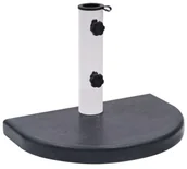 Parasole ogrodowe - Czarna granitowa podstawa do parasola ogrodowego D8-S38 - miniaturka - grafika 1