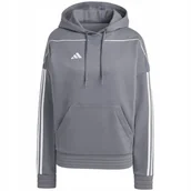 Bluzy damskie - Bluza damska adidas Tiro 23 League Sweat Hoodie szara HZ3013 XL - miniaturka - grafika 1