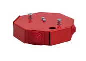 Puszki elektryczne i akcesoria - Puszka przeciwpożarowa PIP-3AN R6x2x4 ośmiokątna, E90, rozgałęźna, wymiary 124x28x137mm, czerwony 84623616 - miniaturka - grafika 1