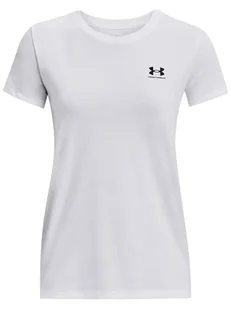 Under Armour Koszulka w kolorze białym - Koszulki i topy damskie - miniaturka - grafika 1