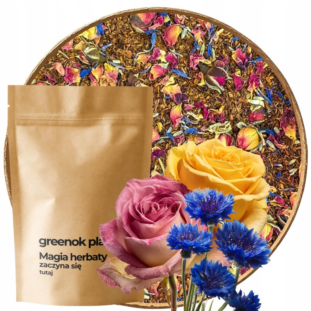 Herbata Rooibos Róża Lawenda 1000g różana lawendowa aromatyczna 1kg Hurt