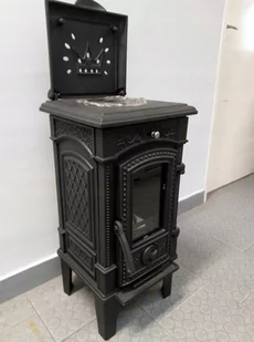 Piec koza żeliwny kominek kominkowy do gotowania 6,6kW (kolor: czarny) - spełnia anty-smogowy EkoProjekt 04482046 - Piece wolnostojące - miniaturka - grafika 2