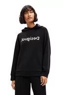 Swetry damskie - Desigual Sweter damski, czarny, XL - miniaturka - grafika 1