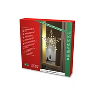 Oświetlenie świąteczne - KonstSmide CHRISTMAS Oświetlenie dekoracyjne Srebrna gwiazda 37x36 cm - miniaturka - grafika 1