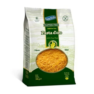 Makaron kukurydziany nitki bezglutenowy 500 g - Sam Mills - Makaron - miniaturka - grafika 1