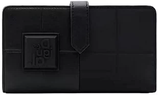 Desigual Women's Mone_Damas_PIA MEDIUM 2000 Black, 0, czarny, 0 - Portfele - miniaturka - grafika 1