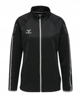 Kurtki damskie - BLUZA KURTKA SPORTOWA DAMSKA HUMMEL CIMA ZIP R. S CZARNA ZAMEK KIESZENIE - miniaturka - grafika 1