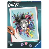 Zabawki kreatywne - Ravensburger Polska Polska Malowanka CreArt Lew boho 5_820516 - miniaturka - grafika 1
