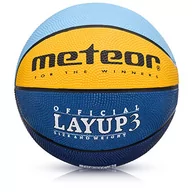 Koszykówka - Piłka Do Koszykówki dla Dzieci Mini Piłka do Kosza Rozmiar 4 dla Dzieci Młodzieży Basketball Mini Koszykówka METEOR Layup - miniaturka - grafika 1