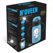 Kubki dla dzieci - Bidon Noveen TB562 300ml niebieski stal nierdzewna - miniaturka - grafika 1