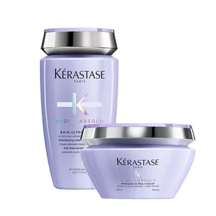 Kerastase Blond Absolu, zestaw kosmetyków ochładzających kolor, szampon + maska - Zestawy kosmetyków damskich - miniaturka - grafika 1