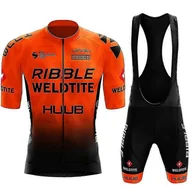 Spodenki rowerowe - 22 lata nowych ubrań rowerowych Xi'lie Męskie spodenki rowerowe Huub Ribble Weldtite XL Orange - miniaturka - grafika 1