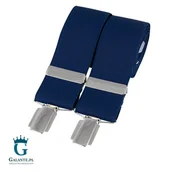 Dodatki do ubrań - Szelki do spodni Granatowe BR-006 - miniaturka - grafika 1