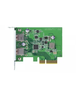 Qnap QXP-10G2U3A USB 3.2 Gen 2 dual-port PCIe expansion card - Akcesoria do serwerów - miniaturka - grafika 1