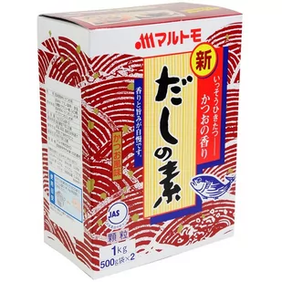 Shin Katsuo Dashi no Moto, bulion z tuńczyka bonito w proszku (2 x 500g) 1kg - Marutomo - Zdrowa żywność - miniaturka - grafika 1