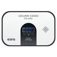 Czujniki czadu, dymu, gazu - Czujnik czadu "EURA" CD-45A2 bateryjny, wyświetlacz LCD, wolnostojący - miniaturka - grafika 1