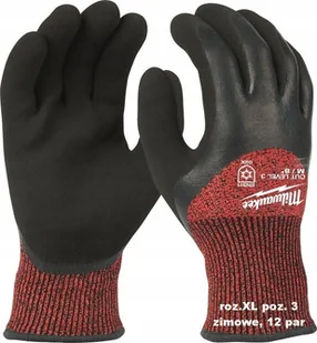 Milwaukee MILWAUKEE GLOVES LEVEL 3 - SIZE XL/10 WINTER/12 pcs. - Rękawice robocze - miniaturka - grafika 1
