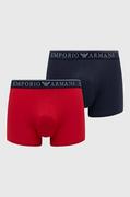 Majtki męskie - Emporio Armani Underwear bokserki 2-pack męskie kolor czerwony - miniaturka - grafika 1