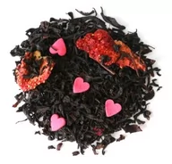 Herbata - Herbata czarna o smaku truskawkowe serduszko 100g najlepsza herbata liściasta sypana w eko opakowaniu - miniaturka - grafika 1
