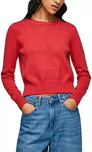Pepe Jeans Damski sweter Tierney, czerwony studio, XL, Czerwony studio, XL - Swetry damskie - miniaturka - grafika 1
