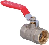 Zawory i kraniki - Zawór kulowy niklowany ORO z dławikiem z dźwignią stalową (DSt) (wersja N-N) 3/4" - miniaturka - grafika 1