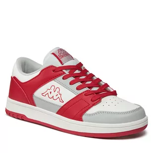 Sneakersy Kappa Logo Bernal Kid 351F8IW White/Red True A0L - Sneakersy damskie - miniaturka - grafika 1