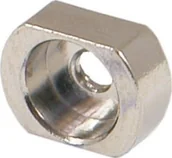 Akcesoria do monitoringu - SCHROFF Tuleje do M2.5, mosiądz niklowany, 10 sztuk - miniaturka - grafika 1