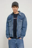 Kurtki męskie - Tommy Jeans kurtka jeansowa męska kolor niebieski przejściowa oversize - miniaturka - grafika 1