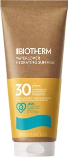 Biotherm Waterlover Hydrating Sun Milk SPF30 preparat do opalania ciała 200 ml unisex - Balsamy i kremy do opalania - miniaturka - grafika 1