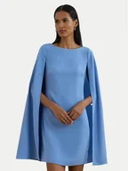 Sukienki - LAUREN RALPH LAUREN Sukienka koktajlowa 253855210033 Niebieski Slim Fit - miniaturka - grafika 1