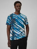 Koszulki męskie - 4F T-shirt regular z nadrukiem męski - multikolor XXL - miniaturka - grafika 1