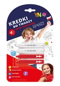 Przybory szkolne - INTERDRUK Kredki do malowania twarzy 2kol Sport YN Joy - miniaturka - grafika 1