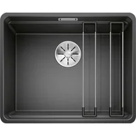 Zlewozmywaki - Blanco ETAGON 500-F Silgranit PuraDur Antracyt InFino szyny 526343 526343 - miniaturka - grafika 1