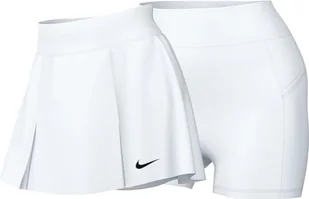 Nike DX1132-100 W NK DF CLB SKRT REG Sports Skirt damski biały/czarny, rozmiar S, biały/czarny, S - Spódnice - miniaturka - grafika 1