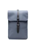 Plecaki - Plecak Backpack Mini 12800 Niebieski - Rains - miniaturka - grafika 1