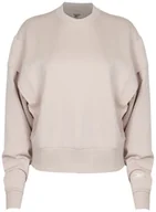 Bluzy damskie - REEBOK - BLUZA DAMSKA TS DREAMBLEND CO MIDLAYER HT6101 bluza krótki fason - miniaturka - grafika 1