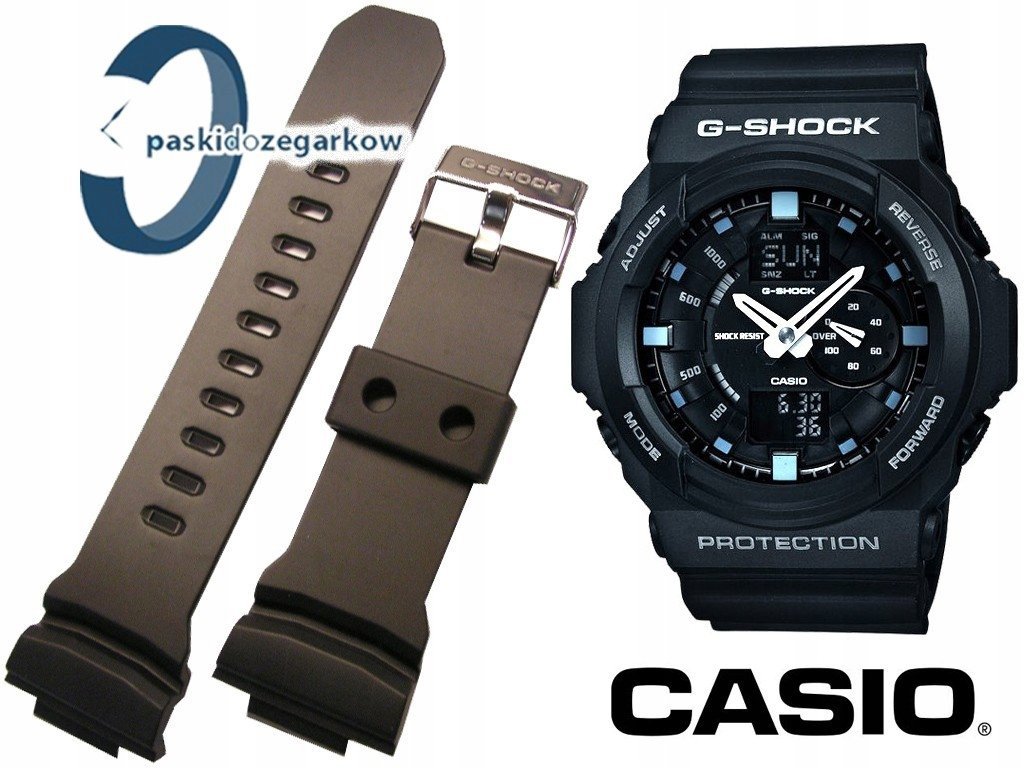 Czarny pasek G-Shock GA-150 GAS-100 GAW-100 GAW-100B GLX-150 GA-200