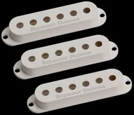 Inne akcesoria gitarowe - Seymour Duncan Seymour Duncan PUG STR PARCH LOGO obudowa przetwornika typu Strat, set, kolor pergamin z logiem - miniaturka - grafika 1