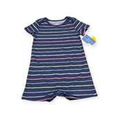 Rampersy - Rampers body dziecięcy w paski granatowy 3M - miniaturka - grafika 1