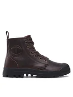 Buty trekkingowe męskie - Palladium Trapery Pampa Zip Lth Ess 76888-248-M Brązowy - miniaturka - grafika 1