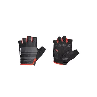 Rękawiczki rowerowe - Rękawiczki rowerowe męskie NORTHWAVE ACTIVE Glove szaro czerwone - grafika 1