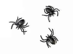 PartyDeco Pająki plastikowe, czarne, 10szt, 1 op PHK10 - Halloween - miniaturka - grafika 2