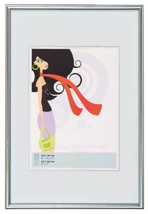 Walther kv015b New Lifestyle tworzywo sztuczne ramka, srebro, 13 x 18 cm KV318S - Ramki na zdjęcia - miniaturka - grafika 2