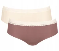 Majtki damskie - Prążkowane majtki damskie WIELOPAK Sloggi GO Ribbed R Hipster C2P 2 szt XS - miniaturka - grafika 1