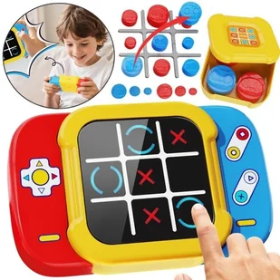 Elektroniczna Gra w Kółko i Krzyżyk - Zabawki interaktywne dla dzieci - miniaturka - grafika 1
