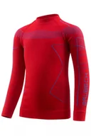 Odzież sportowa dziecięca - Bluza termoaktywna dziecięca Kids Brubeck Thermo LS1611K czerwony/niebieski - miniaturka - grafika 1